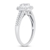 Thumbnail Image 2 of Previously Owned Multi-Diamond Engagement Ring 1/2 ct tw Round-cut 10K White Gold
