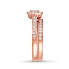 Thumbnail Image 3 of Previously Owned THE LEO Diamond Bridal Set 1 carat tw 14K Rose Gold Size 6