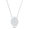 Thumbnail Image 1 of Previously Owned Diamond Necklace 1/2 ct tw Round-cut 14K White Gold 18&quot;