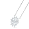 Thumbnail Image 2 of Previously Owned Diamond Necklace 1/2 ct tw Round-cut 14K White Gold 18&quot;