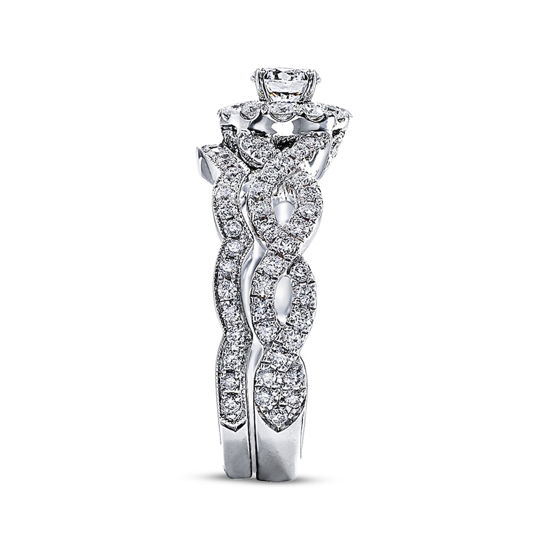 Main Image 2 of Previously Owned Neil Lane Bridal Set 1-1/6 ct tw Diamonds 14K White Gold Size 5