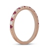 Thumbnail Image 2 of Previously Owned Neil Lane Ruby & Diamond Anniversary Ring 1/5 ct tw 14K Rose Gold