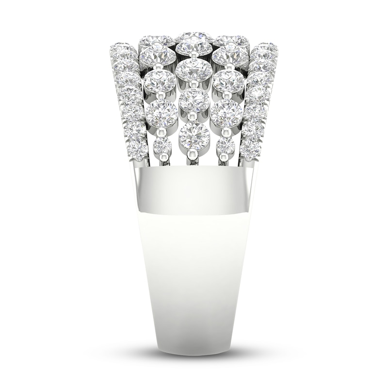 Main Image 2 of Previously Owned KAY Lab-Grown Diamonds Ring 2 ct tw Round-cut 14K White Gold