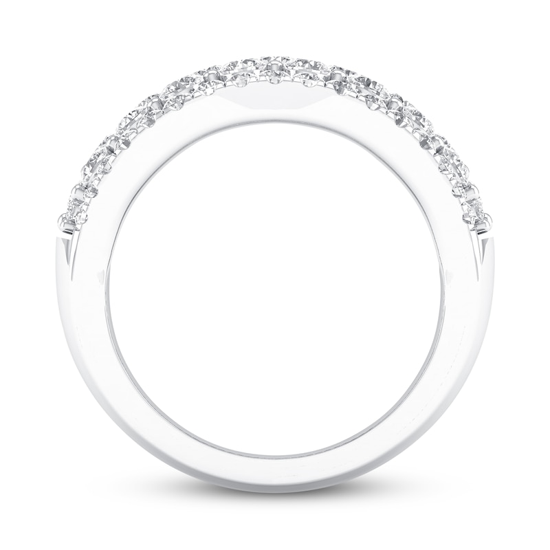 Main Image 3 of Previously Owned KAY Lab-Grown Diamonds Ring 2 ct tw Round-cut 14K White Gold