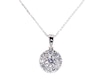 Thumbnail Image 1 of Previously Owned KAY Lab-Grown Diamonds Necklace 1-1/2 ct tw 14K White Gold 18&quot;