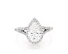 Thumbnail Image 1 of Previously Owned Lab-Grown Diamonds Pear Shaped Engagement Ring 2-1/2 ct tw 14K White Gold