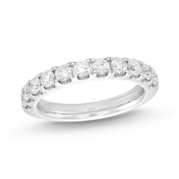 Previously Owned Lab-Grown Diamonds Anniversary Band 1 ct tw 14K White Gold