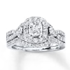 Thumbnail Image 1 of Previously Owned Diamond Bridal Set 1 carat tw 14K White Gold Size 5