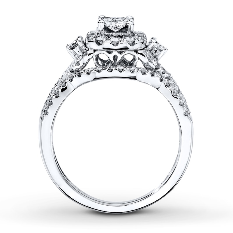 Main Image 2 of Previously Owned Diamond Bridal Set 1 carat tw 14K White Gold Size 5