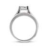 Thumbnail Image 2 of Previously Owned Princess-Cut Quad Diamond Bridal Set 1-1/2 ct tw 14K White Gold Size 4.5
