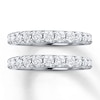 Thumbnail Image 1 of Previously Owned Wedding Band 1-1/2 ct tw Diamonds 14K White Gold