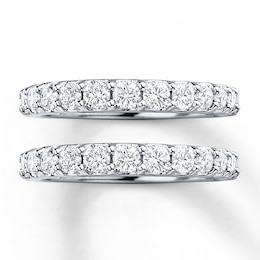 Previously Owned Wedding Band 1-1/2 ct tw Diamonds 14K White Gold