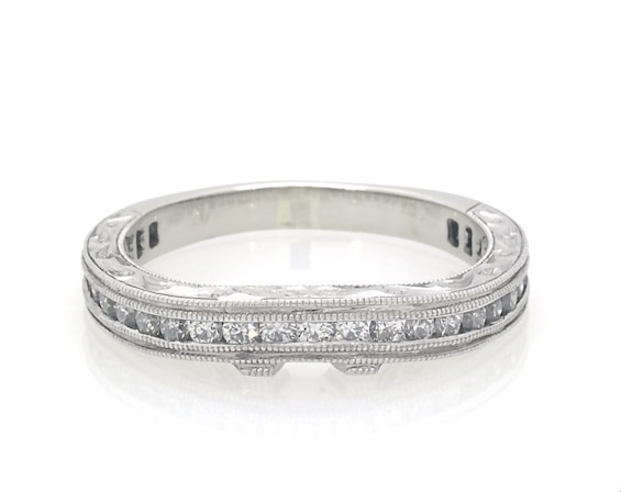 Previously Owned Neil Lane Diamond Wedding Band 1/2 ct tw 14K White Gold Size 6