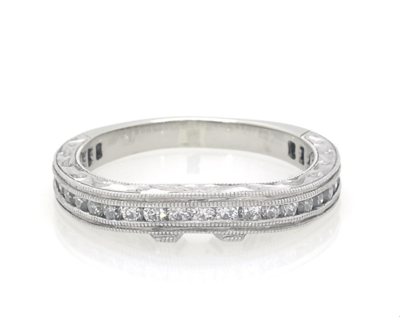 Main Image 1 of Previously Owned Neil Lane Diamond Wedding Band 1/2 ct tw 14K White Gold Size 6