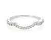 Thumbnail Image 1 of Previously Owned Neil Lane Diamond Contour Wedding Band 1/5 ct tw 14K White Gold Size 5.5
