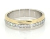 Thumbnail Image 1 of Previously Owned Neil Lane Men's Diamond Wedding Band 1/2 ct tw Round-Cut 14K Two-Tone Gold