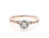Thumbnail Image 1 of Previously Owned Round-Cut Diamond Halo Engagement Ring 1/4 ct tw 10K Two-Tone Gold