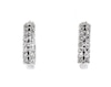 Thumbnail Image 1 of Previously Owned Diamond Hoop Earrings 1/4 ct tw Round-cut 10K White Gold