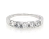 Thumbnail Image 1 of Previously Owned Diamond Five-Stone Diamond Wedding Band 1 ct tw 14K White Gold Size 5.5