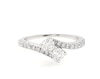 Thumbnail Image 1 of Previously Owned Ever Us Two-Stone Diamond Ring 1 ct tw 14K White Gold