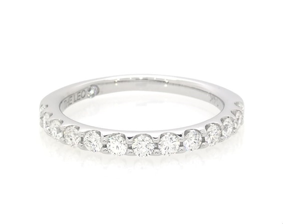 Previously Owned THE LEO Diamond Anniversary Ring 3/8 ct tw 14K White Gold