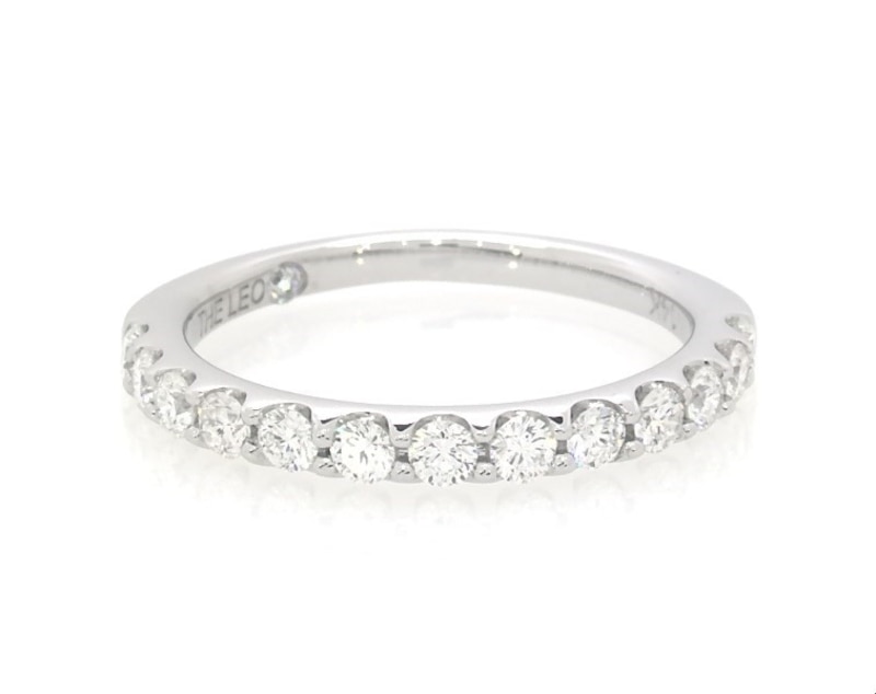 Main Image 1 of Previously Owned THE LEO Diamond Anniversary Ring 3/8 ct tw 14K White Gold