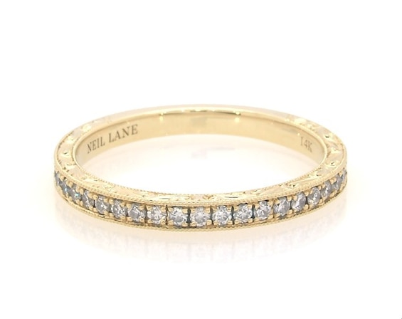 Previously Owned Neil Lane Bridal Diamond Wedding Band 1/4 ct tw 14K Yellow Gold