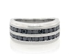 Thumbnail Image 1 of Previously Owned Men's Black Diamond Ring 1-1/2 ct tw 10K White Gold