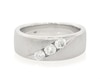 Thumbnail Image 1 of Previously Owned Men's THE LEO First Light Diamond Wedding Band 5/8 ct tw 14K White Gold