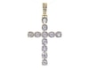 Thumbnail Image 1 of Previously Owned Men’s Diamond Cross Pendant 2-1/2 ct tw 10K Yellow Gold