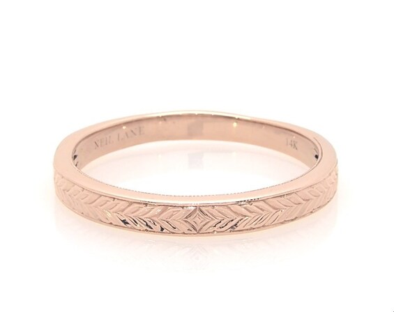 Previously Owned Neil Lane Men's Band 14K Rose Gold