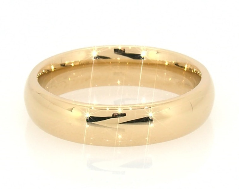 Main Image 1 of Previously Owned Men's Wedding Band 4mm 14K Yellow Gold Size 8