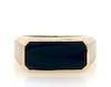 Thumbnail Image 1 of Previously Owned Men's Black Onyx Ring 10K Yellow Gold