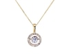 Thumbnail Image 1 of Previously Owned Unstoppable Love Round-Cut Diamond Necklace 1/3 ct tw 10K Yellow Gold 19&quot;