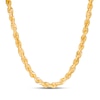 Thumbnail Image 1 of Previously Owned Rope Chain Necklace Semi-Solid 14K Yellow Gold 24"