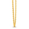 Thumbnail Image 2 of Previously Owned Rope Chain Necklace Semi-Solid 14K Yellow Gold 24"