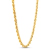 Thumbnail Image 3 of Previously Owned Rope Chain Necklace Semi-Solid 14K Yellow Gold 24"