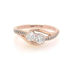 Previously Owned Ever Us Diamond Engagement Ring 3/4 ct tw 14K Rose Gold
