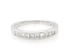 Thumbnail Image 1 of Previously Owned Princess-Cut Diamond Anniversary Band 1/2 ct tw 14K White Gold