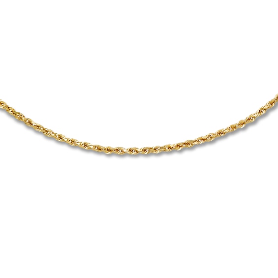 Previously Owned Rope Chain Solid 14K Yellow Gold 22"
