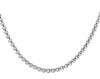 Thumbnail Image 1 of Previously Owned Box Chain Necklace Hollow 10K White Gold 22&quot;
