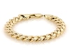 Thumbnail Image 1 of Previously Owned Cuban Chain Bracelet Semi-Solid 10K Yellow Gold 7.5"