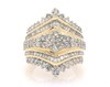 Thumbnail Image 1 of Previously Owned Multi-Diamond Engagement Ring 2-1/2 ct tw Round & Baguette-cut 10K Yellow Gold