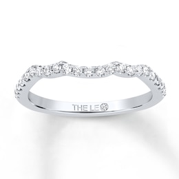Previously Owned THE LEO Diamond Wedding Band 1/5 ct tw Round-cut 14K White Gold