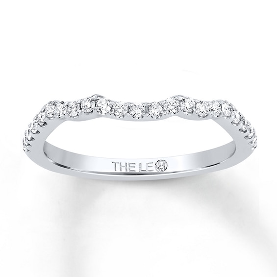 Previously Owned THE LEO Diamond Wedding Band 1/5 ct tw Round-cut 14K White Gold