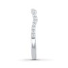 Thumbnail Image 3 of Previously Owned THE LEO Diamond Wedding Band 1/5 ct tw Round-cut 14K White Gold