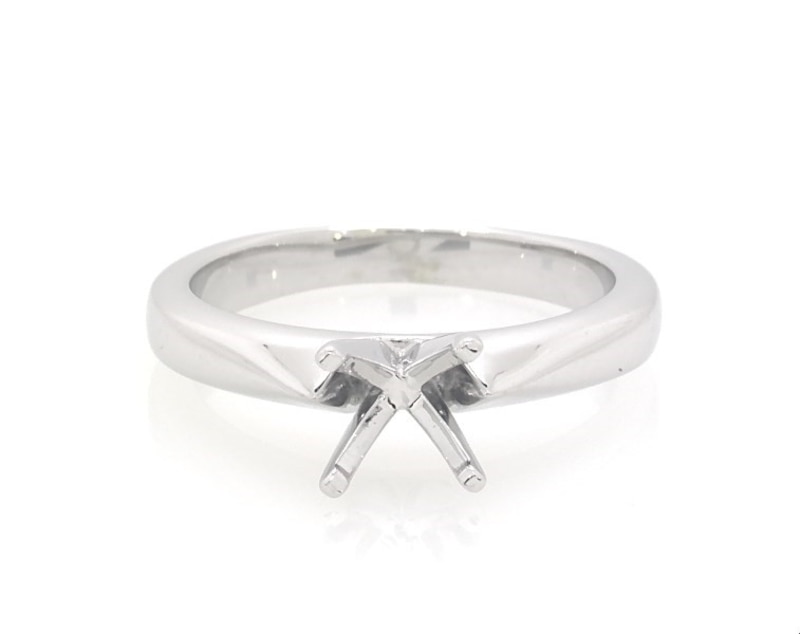 Main Image 1 of Previously Owned Engagement Ring Setting 14K White Gold