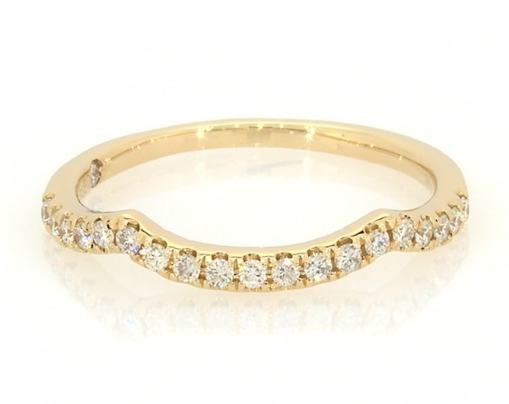 Previously Owned THE LEO Diamond Wedding Band 1/4 ct tw Round-cut 14K Yellow Gold
