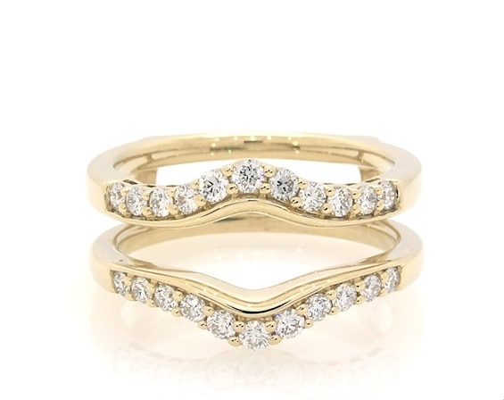 Previously Owned THE LEO Ideal Cut Diamond Enhancer Ring 1/2 ct tw 14K Yellow Gold