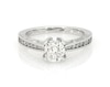 Thumbnail Image 1 of Previously Owned Cushion-Cut Diamond Engagement Ring 1-3/8 ct tw 14K White Gold Size 5
